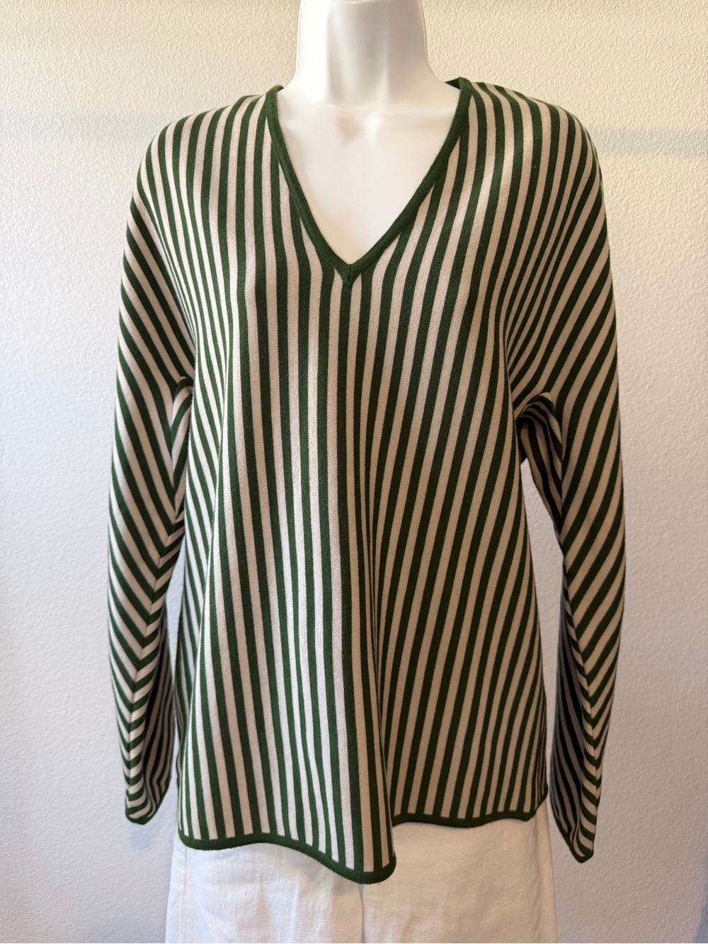 Vintage Cyrano by Sebastian Wool Striped Sweater Size Medium - Picture 1 of 10
